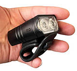 Велофара передня Bike Light 305 акумуляторний велосипедний водонепроникний ліхтар із кріпленням, фото 9