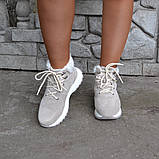 Замшеві черевики на шнурках, фото 5