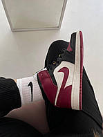 Кроссовки, кеды отличное качество Nike Air Jordan 1 Retro Red Black White Размер 36