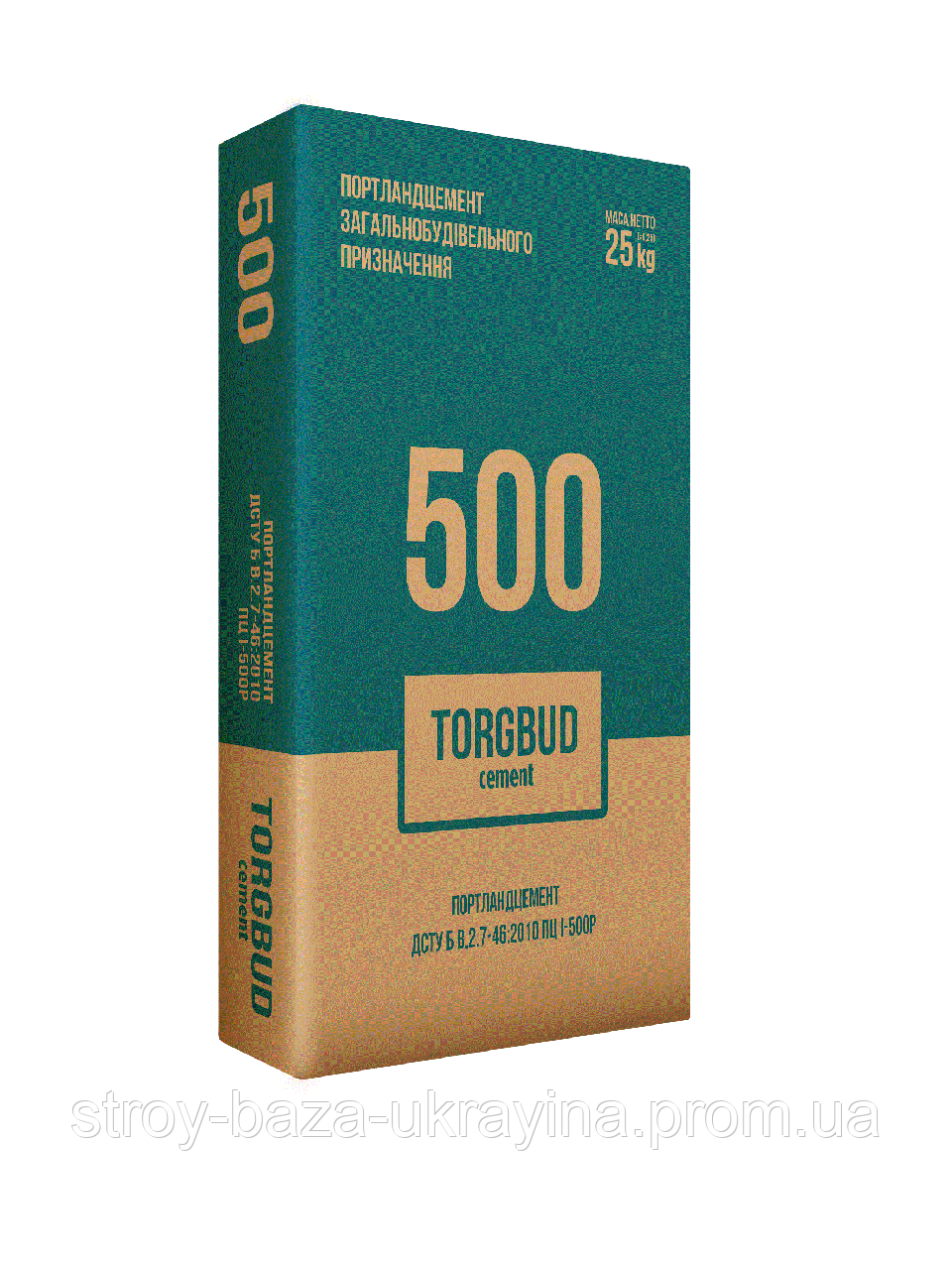 Цемент 500М / ПЦ I-500Р/ 25кг TORGBUD Д0