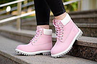 Timberland Pink White Grey Отличное качество Угги, ботинки, ботильйони отличное качество Размер 38