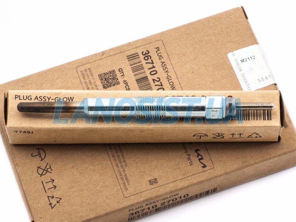 Свічка розжарювання Accent Elantra Santa Fe Sonata Tucson MOBIS (Diesel) 3671027010