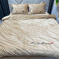 Зимова постіль велюр Євро Моніка