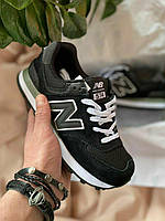 Кроссовки, кеды отличное качество New Balance 574 Black Green Размер 36