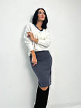 Жіночий костюм-двійка з ангори "Almo" Батал, фото 5
