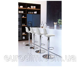 Стілець Тау Н барний високий білий, фото 3