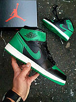 Кроссовки, кеды отличное качество Nike Air Jordan 1 High Winter Black Green Размер 41