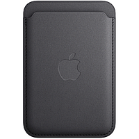 Кожанный магнитный бумажник Apple FineWoven Wallet with MagSafe, Black (MT2N3)
