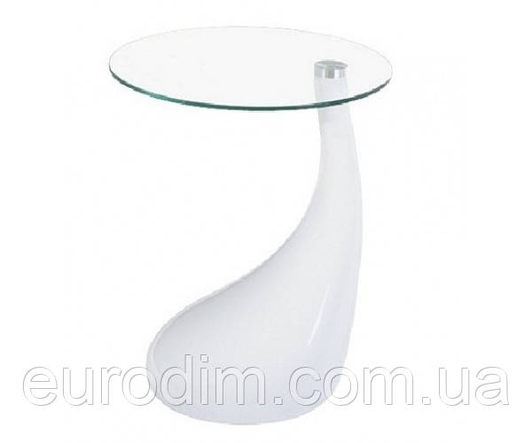 Столик Перла журнальний білий