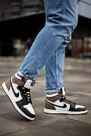 Кроссовки, кеды отличное качество Nike Air Jordan Retro 1 High Dark Mocha Winter Размер 42
