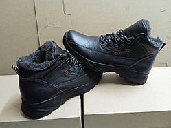 Взуття великих розмірів Чоловічі зимові черевики  з натуральної шкіри model-B17