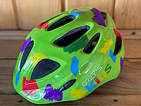 Велосипедный шлем детский Grey's, с регулировкой, 54-58 см Зеленый