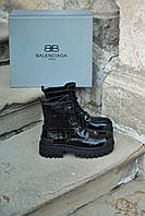 Кроссовки, кеды отличное качество Balenciaga Boots Tractor Black Fur (Мех) 4 Размер 36