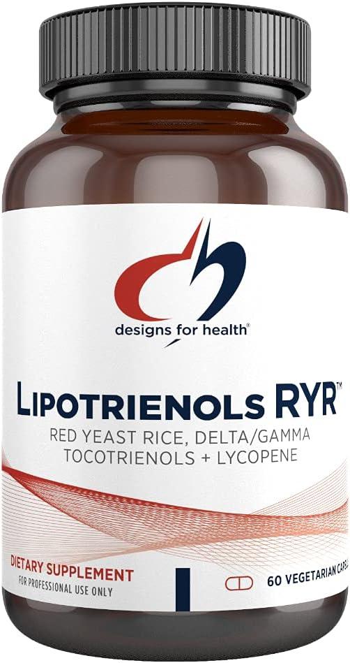 Designs for Health Lipotrienols RYR / Червоний дріжджовий рис здоровий метаболізм ліпідів 60 капсул