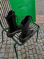 Bottega Veneta The Bounce Boots Black Чудова якість Уги, черевики, ботильйоні чудова якість Розмір