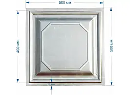 Філенка для воріт "Класика" 500х500 мм