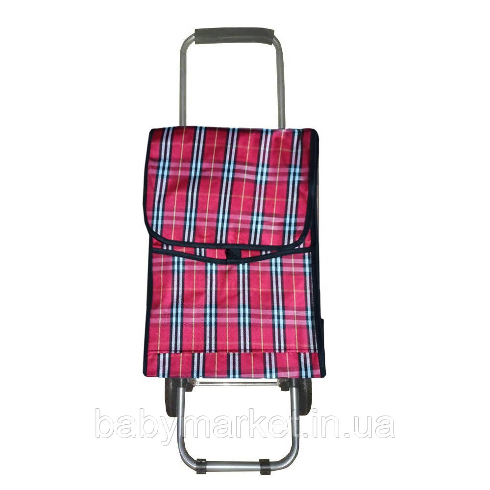 Сумка-візок до 18кг 34*24*85см Stenson MH-1894 red, фото 1