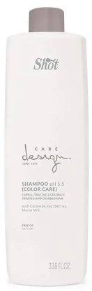 Шампунь для фарбованого волосся Shot Care Design Color Care Treated And Colored Hair Shampoo