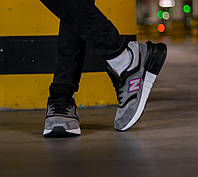 Кроссовки, кеды отличное качество New Balance 997 Grey Black White Pink Размер 40