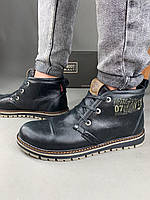 Мужские туфли класические повседневные отличное качество Clark Boot Black Угги, ботинки, ботильйони отличное