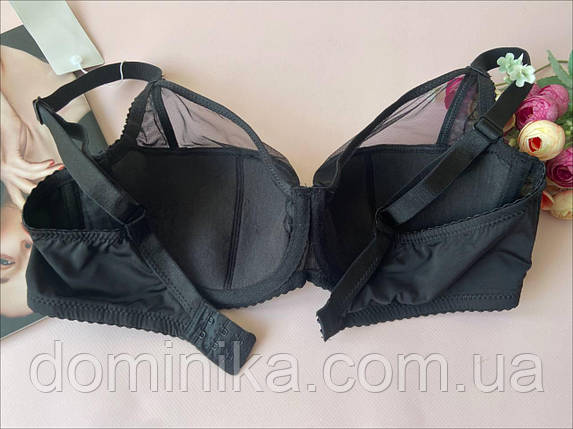 80D Бюстгальтер з напівпоролоном та сіточкою Lanny Mode чорний, фото 2