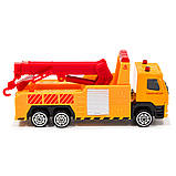 Машинка метал, пластик, дитяча Volvo Евакуатор, жовтий, TechnoDrive, 3*12*5см (250303), фото 5