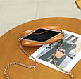 Шкіряна сумка клатч форма косметичка фактура стьобана С101-КТ-4223 Чорна, фото 3