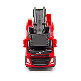 Машинка пожежна зі стрілою метал, пластик, дитяча Volvo, TechnoDrive, 3*12*6см (250302), фото 6