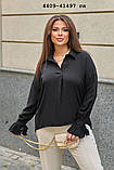 Блуза жіноча норма і батал 4409-41497 гл, фото 3