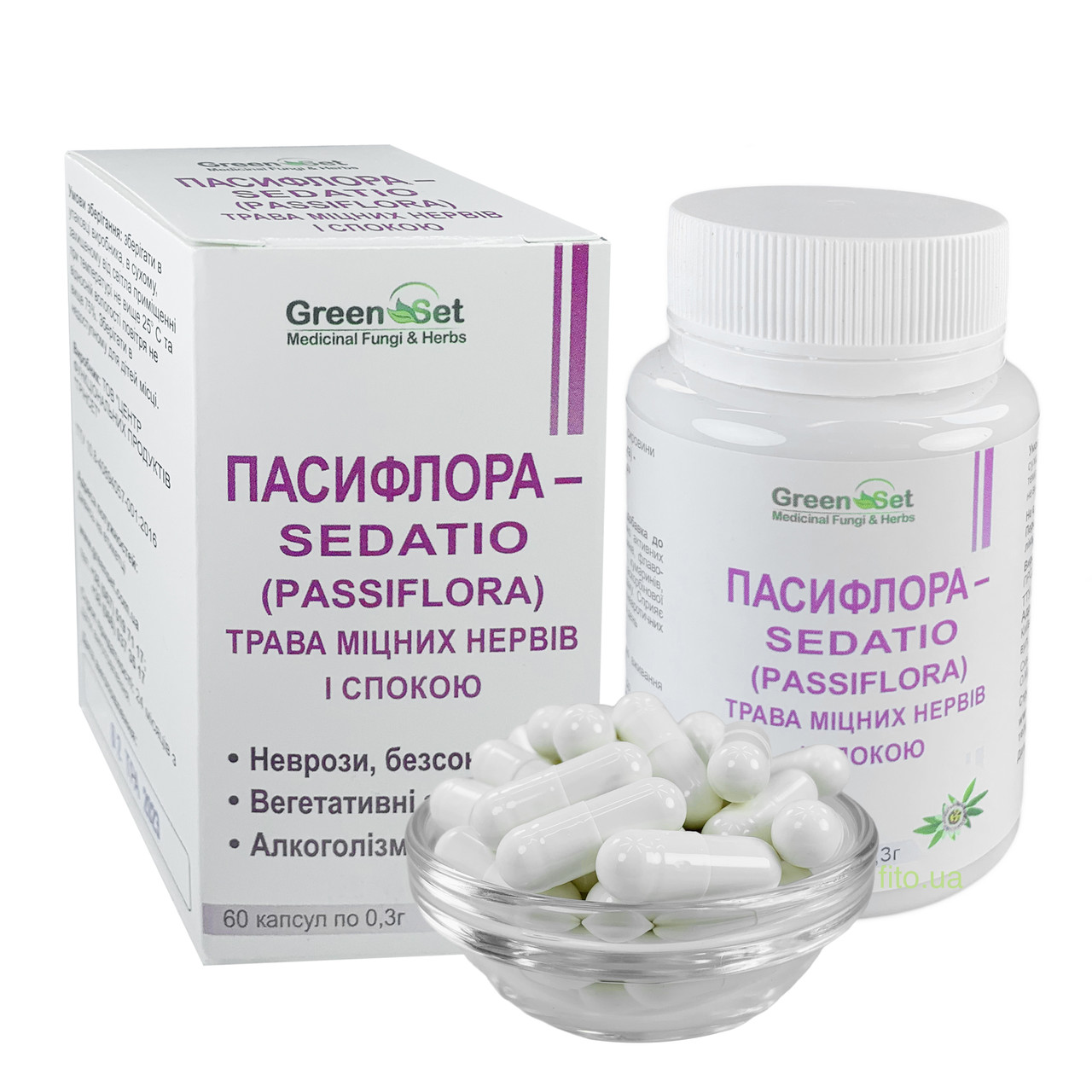Пасифлора 60 капсул Грін сет, фото 1