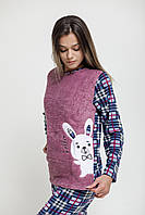 Піжама тепла жіноча фліс/махра осінь-зима не дорого тм Rinda