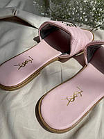 Yves Saint Lourent Slides Light Pink Размер 36 Отличное качество