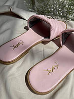 Yves Saint Lourent Slides Light Pink Размер 37 Отличное качество