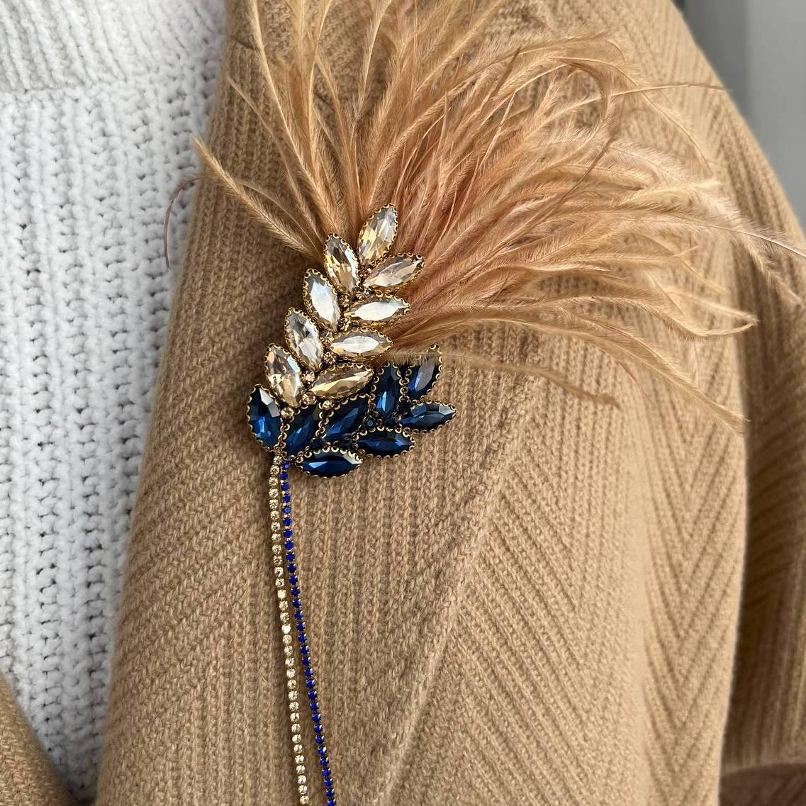 Брошка-трансформер "Колосок"