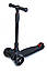 Дитячий самокат Smart. Black. Складана ручка, фото 2