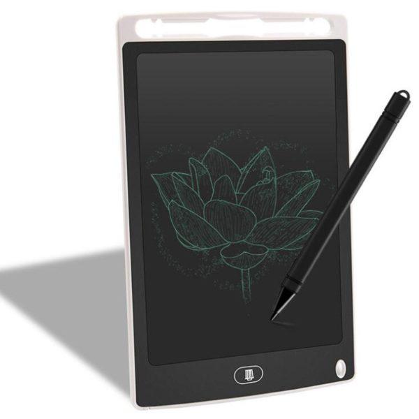 Планшет для малювання монохромний дитячий зі стилусом MD Writing Tablet Board LCD 85 дюймів білий
