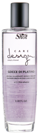 Кристали платинові для надання блиску Shot Care Design Simply Blond Platinum Drop