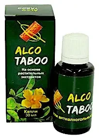 Alco Taboo - Краплі від алкоголізму Алко Табу