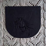 Клапан для сумки "Кiнь". Колір "Темно-синій", фото 2