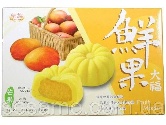 Японський десерт Моті сечі Mochi Манго 210 грам (Тайвань)