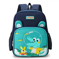 Школьный водонепроницаемый рюкзак для мальчика Крокодил