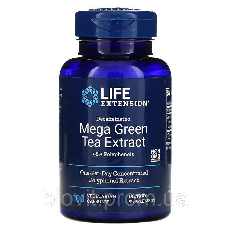Зелений чай екстракт мега (Mega Green Tea Extract) 725 мг
