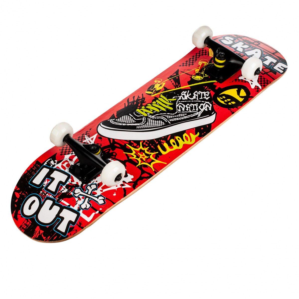 Скейт дерев'яний Maraton Winner Red, фото 1