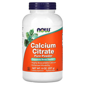 Кальцій цитрат в порошку Now Foods Calcium Citrate 227 г