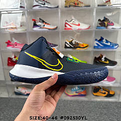 Чоловічі Nike Kyrie Flytrap 4 Blue Void Yellow Кайрі сині баскетбольні кросівки