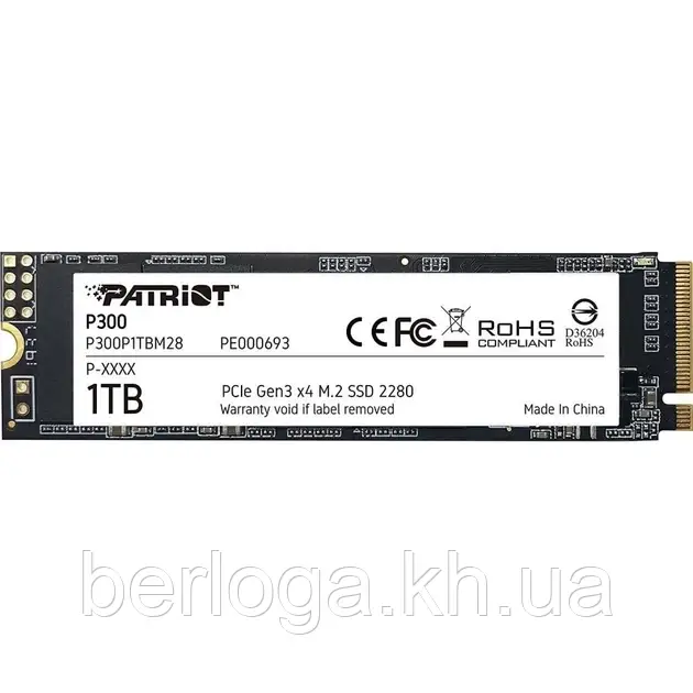SSD накопичувач PATRIOT P300 1 TB (P300P1TBM28)