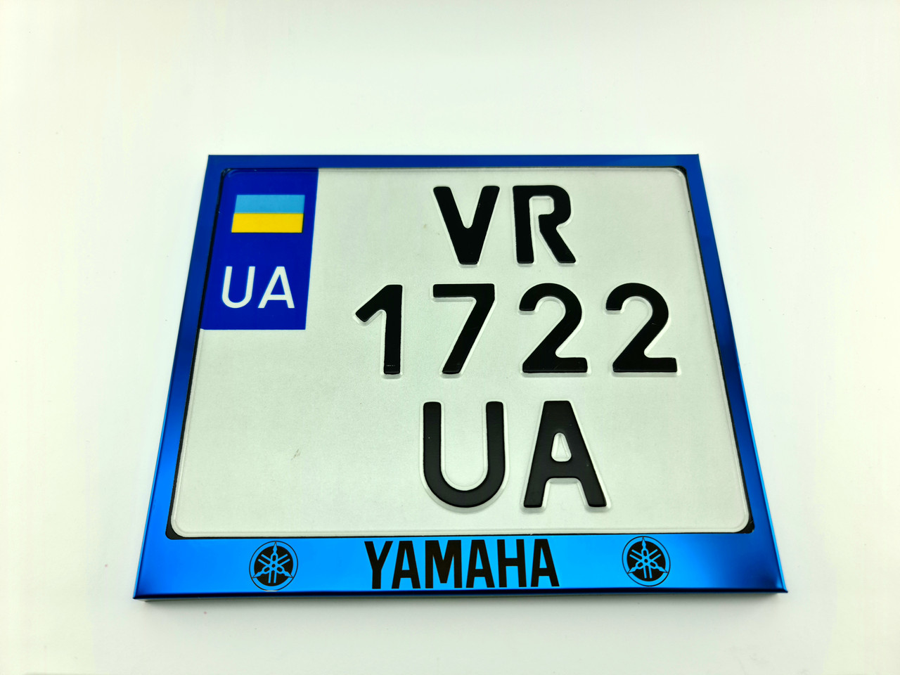 Рамка для мотономера Yamaha blue метал