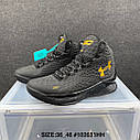 Eur36-46 кросівки Under Armour Curry 1 One Blackout баскетбольні чоловічі Карі, фото 8