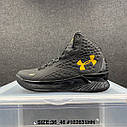 Eur36-46 кросівки Under Armour Curry 1 One Blackout баскетбольні чоловічі Карі, фото 7