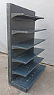 Торгові односторонні (пристінні) стелажі «Колумб» 200х127 см., Б/у, фото 5